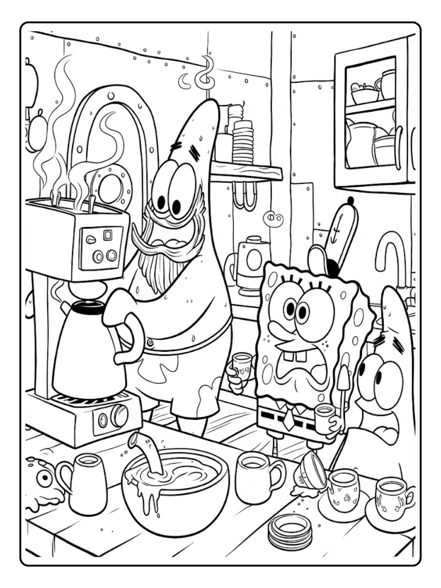 spongebob and patrick coloring pages (14)