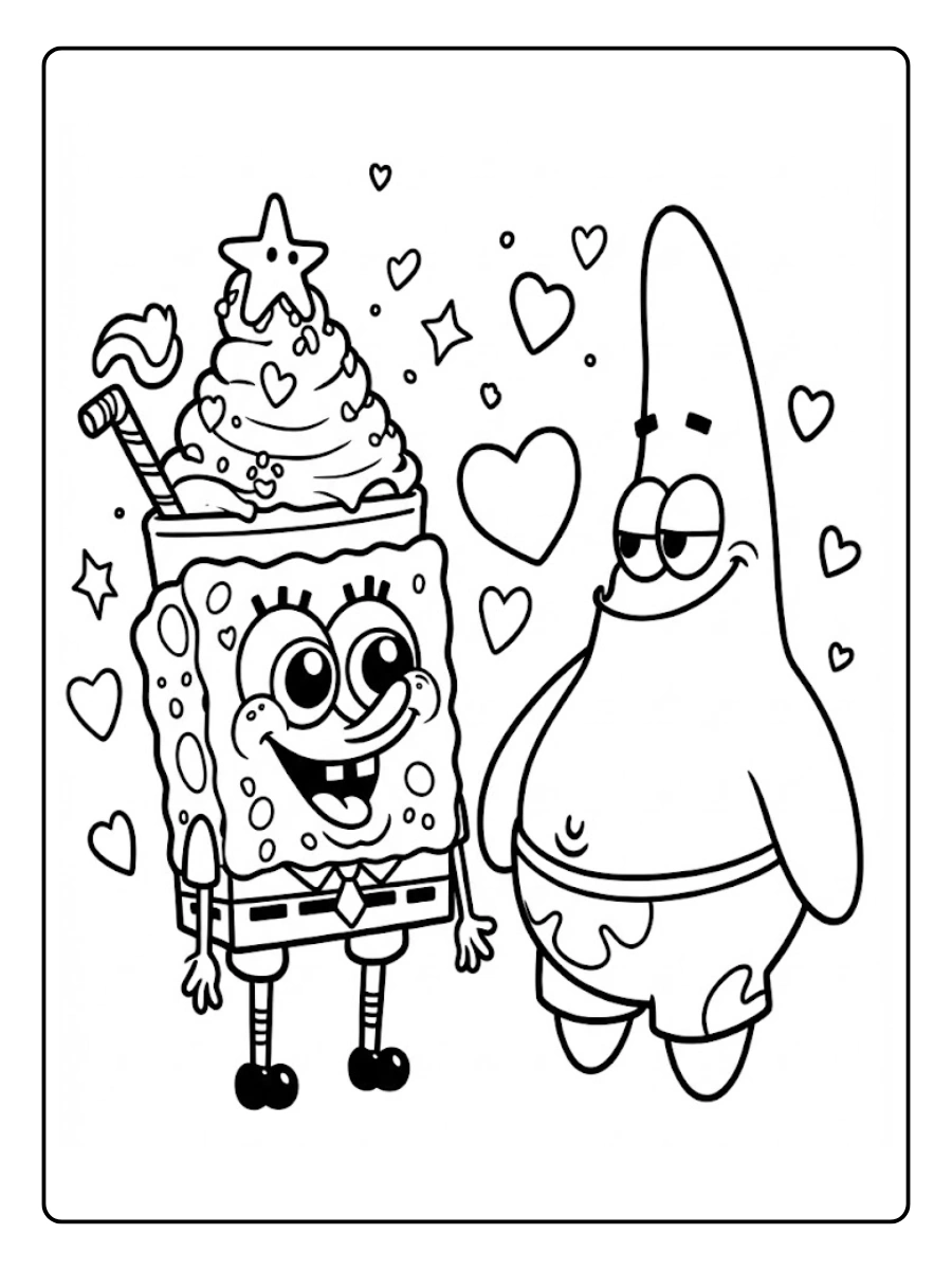 spongebob and patrick coloring pages (5)