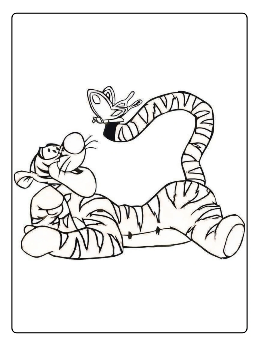 tigger coloring page (4)