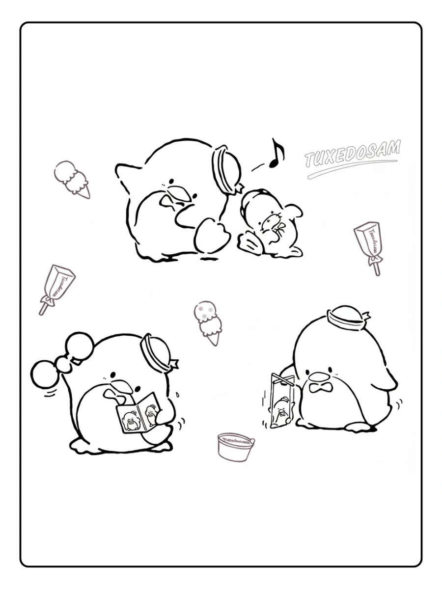 tuxedo sam coloring pages (12)