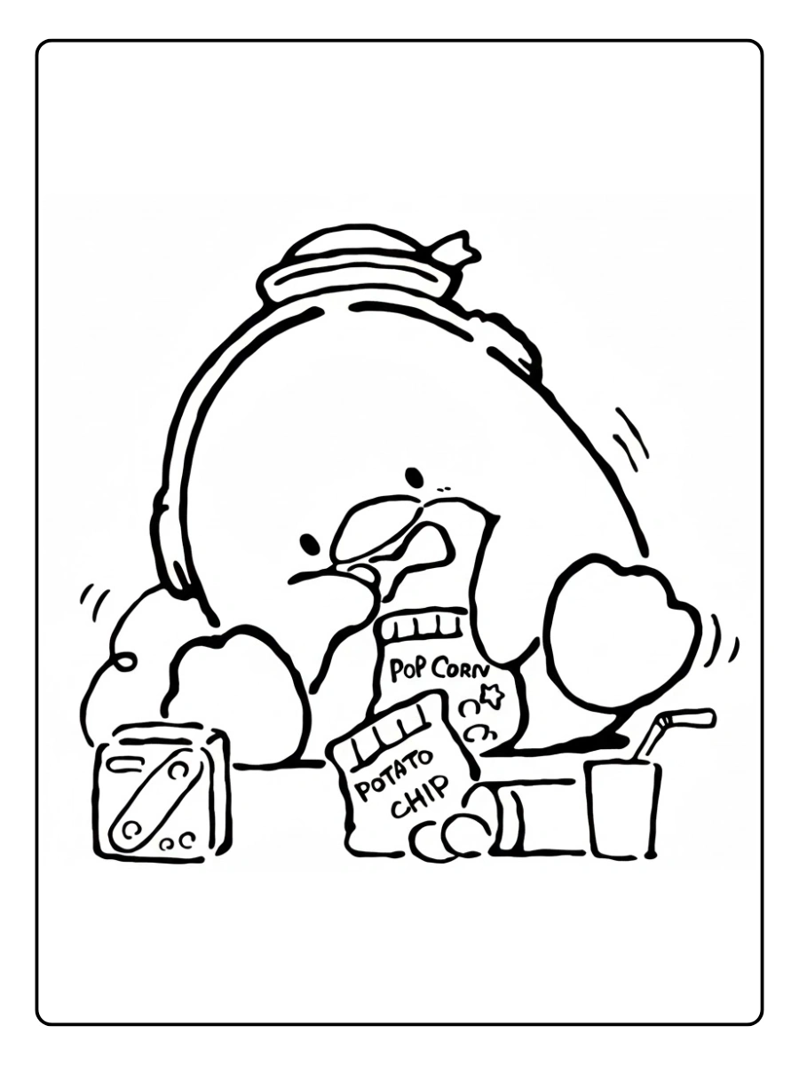 tuxedo sam coloring pages (8)