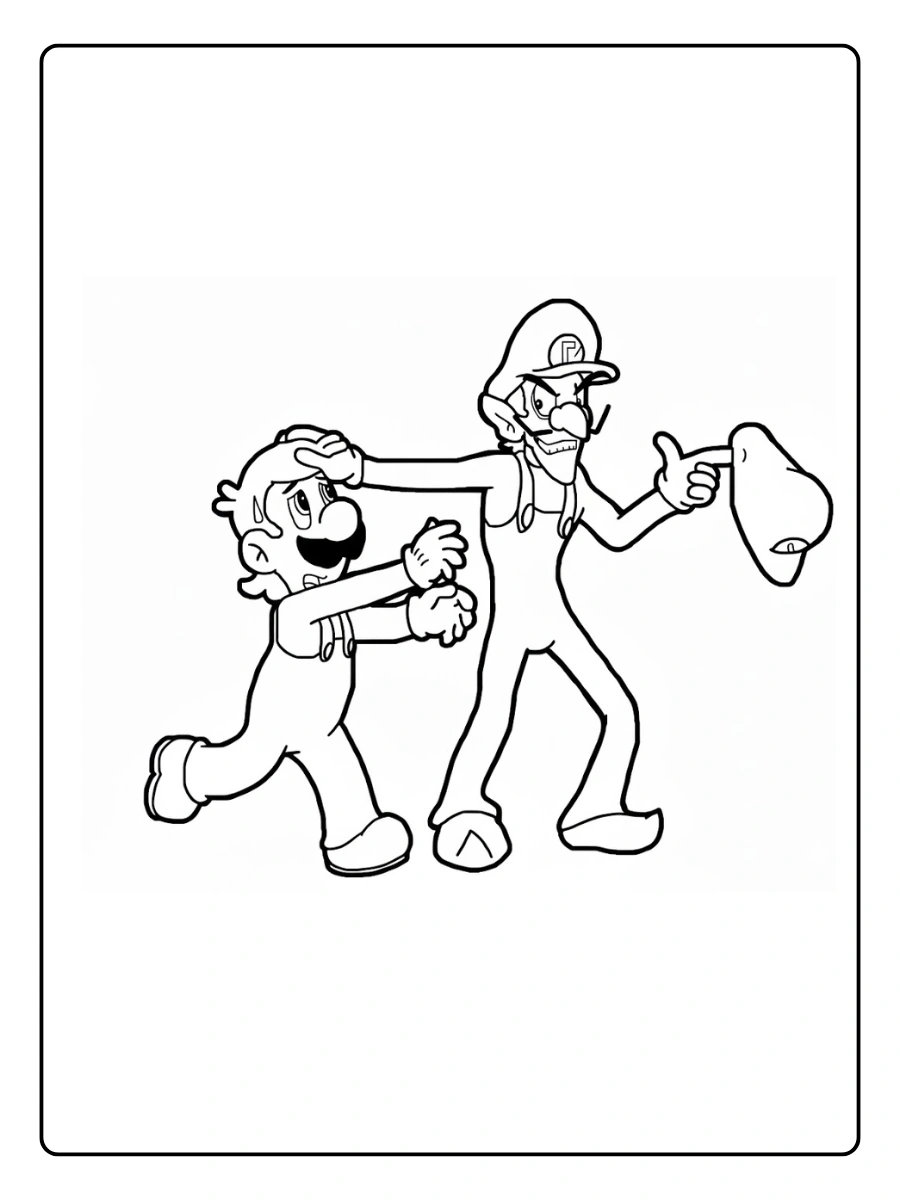 waluigi coloring page (13)