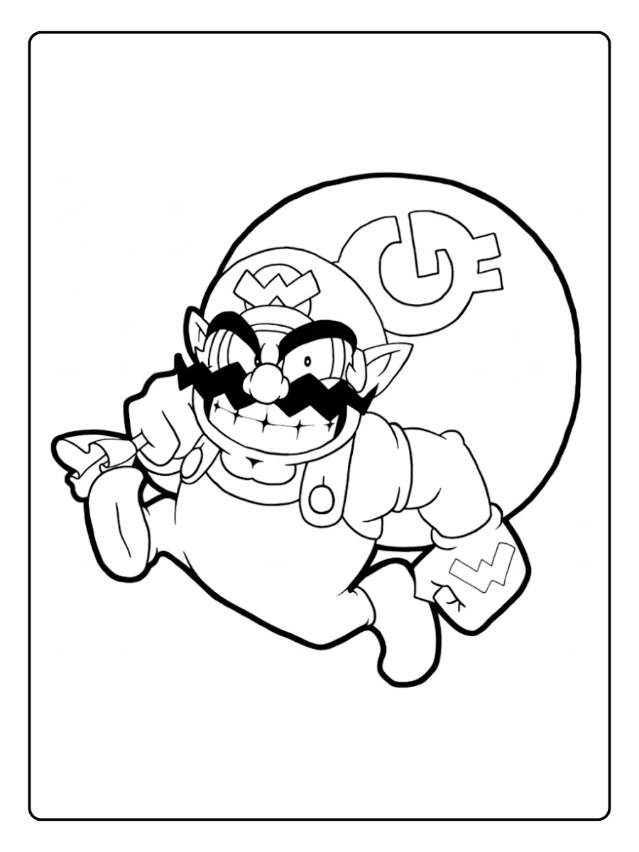 wario coloring pages (11)