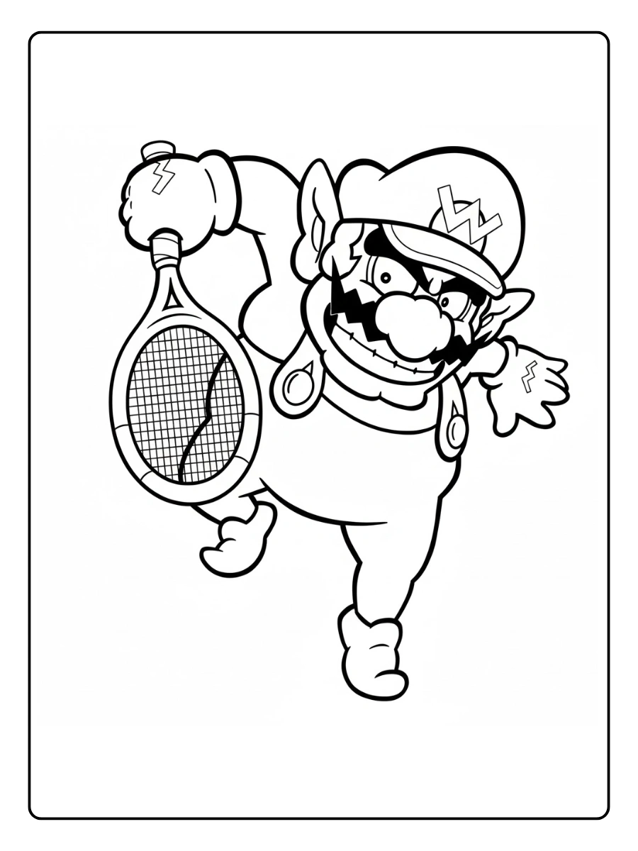 wario coloring pages (3)