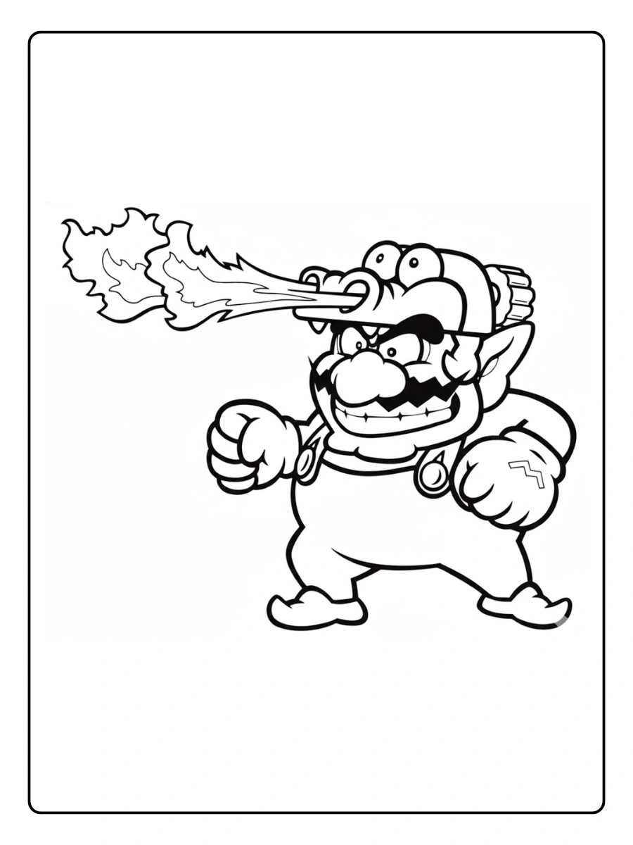 wario coloring pages (7)