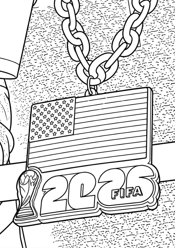 FIFA x World Cup 2026 Logo Brands USA Fan Chain