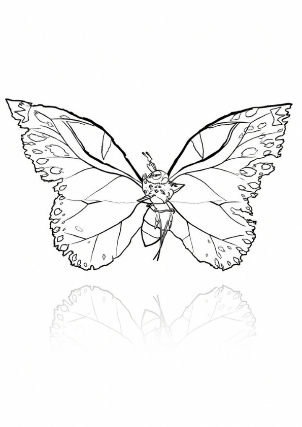 Insect Queen coloring page (2)