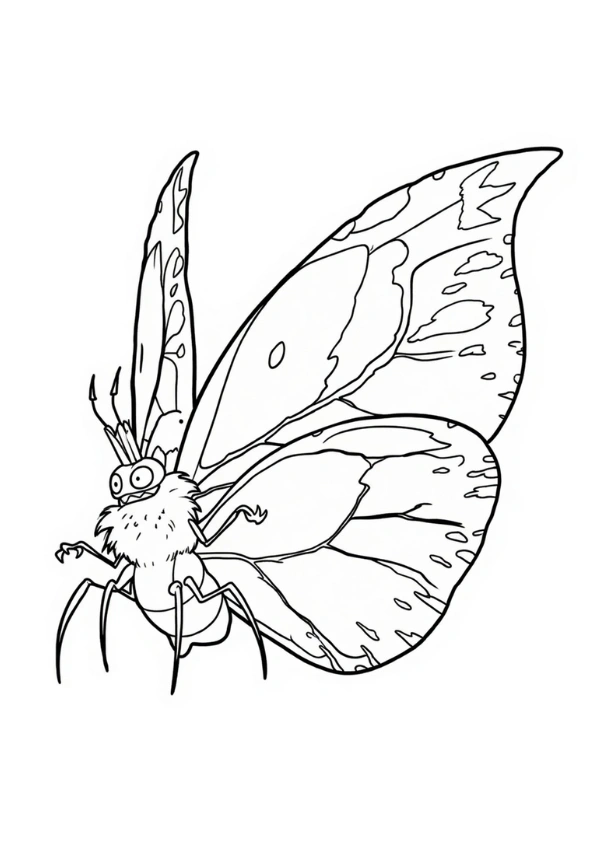 Insect Queen coloring page