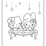 hello kitty and my melody coloring pages (10)