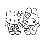 hello kitty and my melody coloring pages (12)