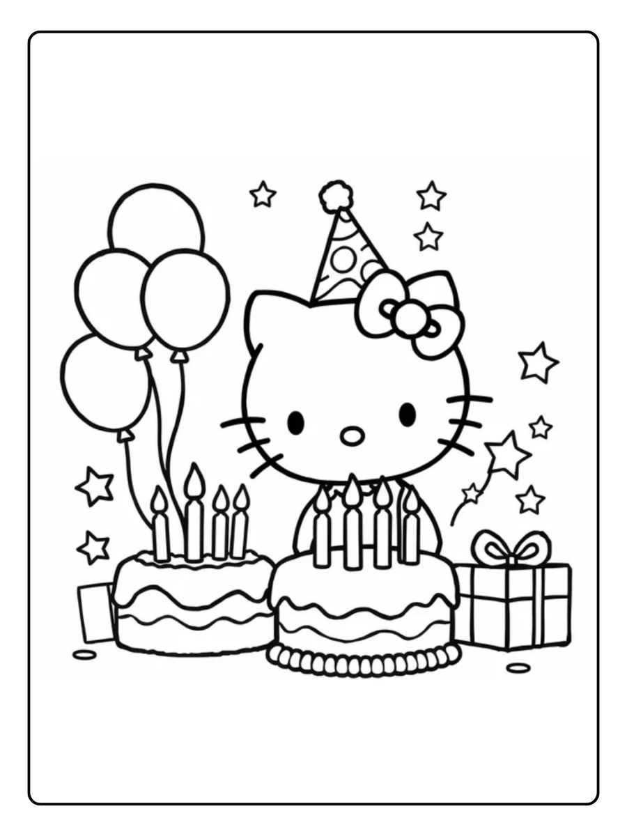 hello kitty birthday coloring pages (10)