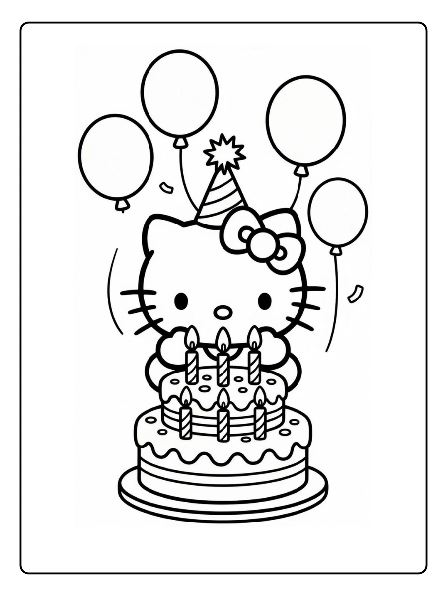 hello kitty birthday coloring pages (12)