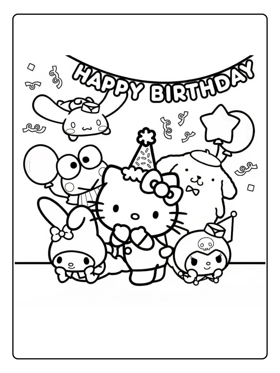 hello kitty birthday coloring pages (2)
