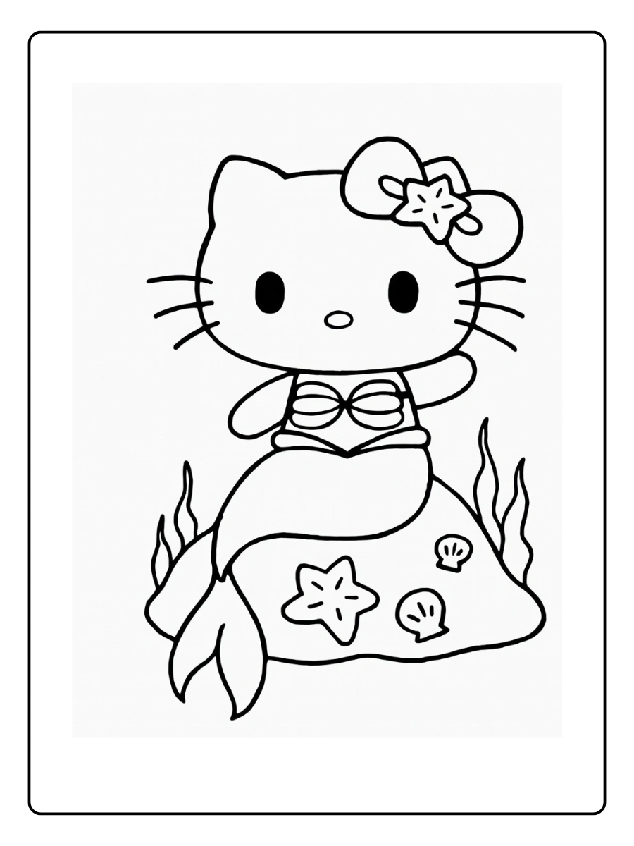 hello kitty mermaid coloring page (11)