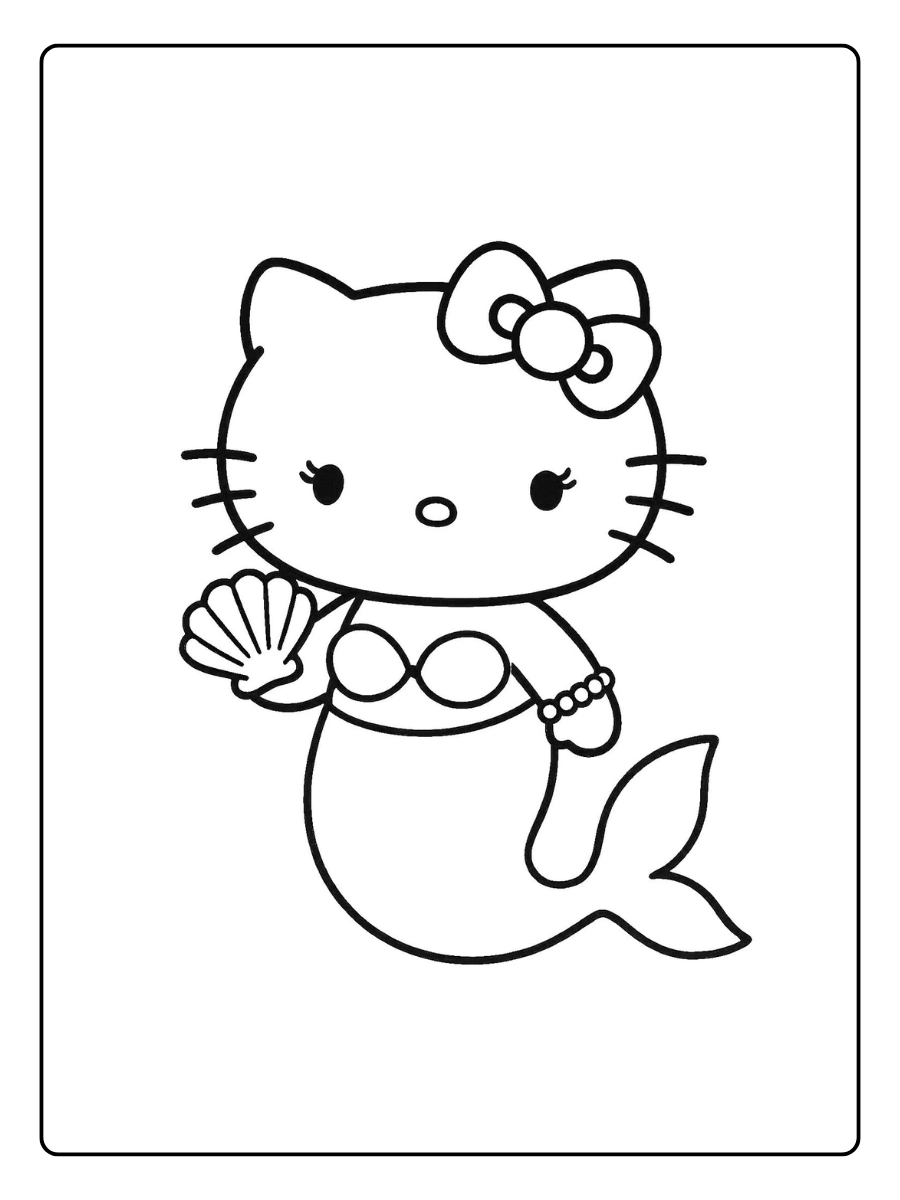 hello kitty mermaid coloring page (15)