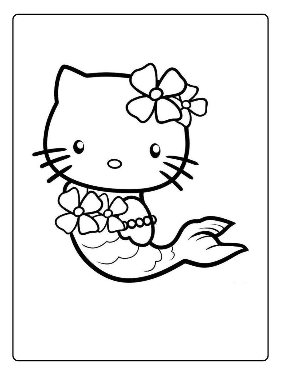 hello kitty mermaid coloring page (2)
