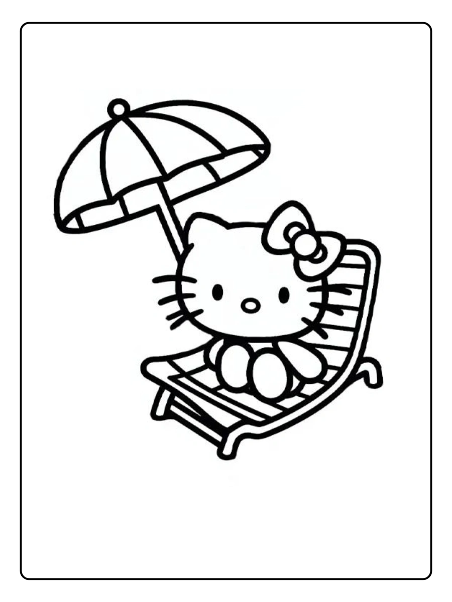 hello kitty summer coloring pages (10)