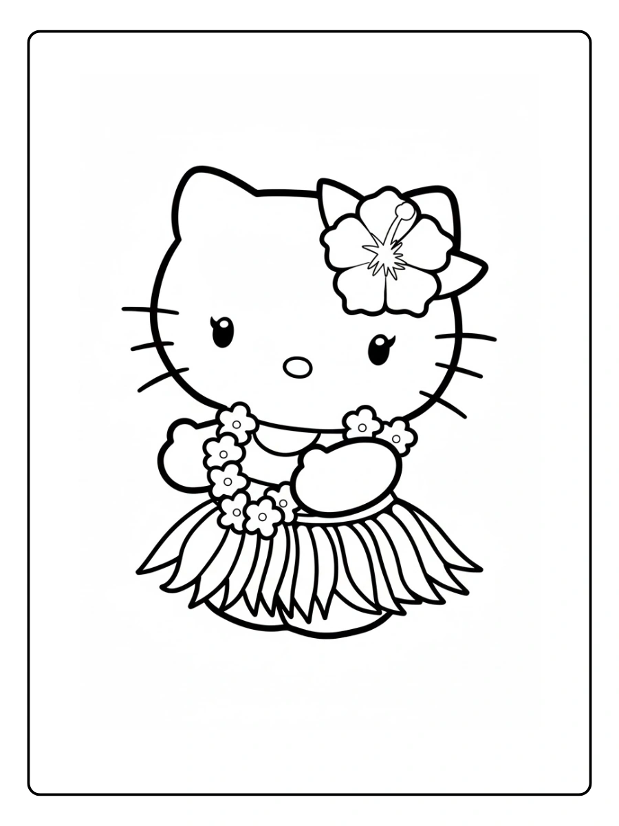 hello kitty summer coloring pages (3)