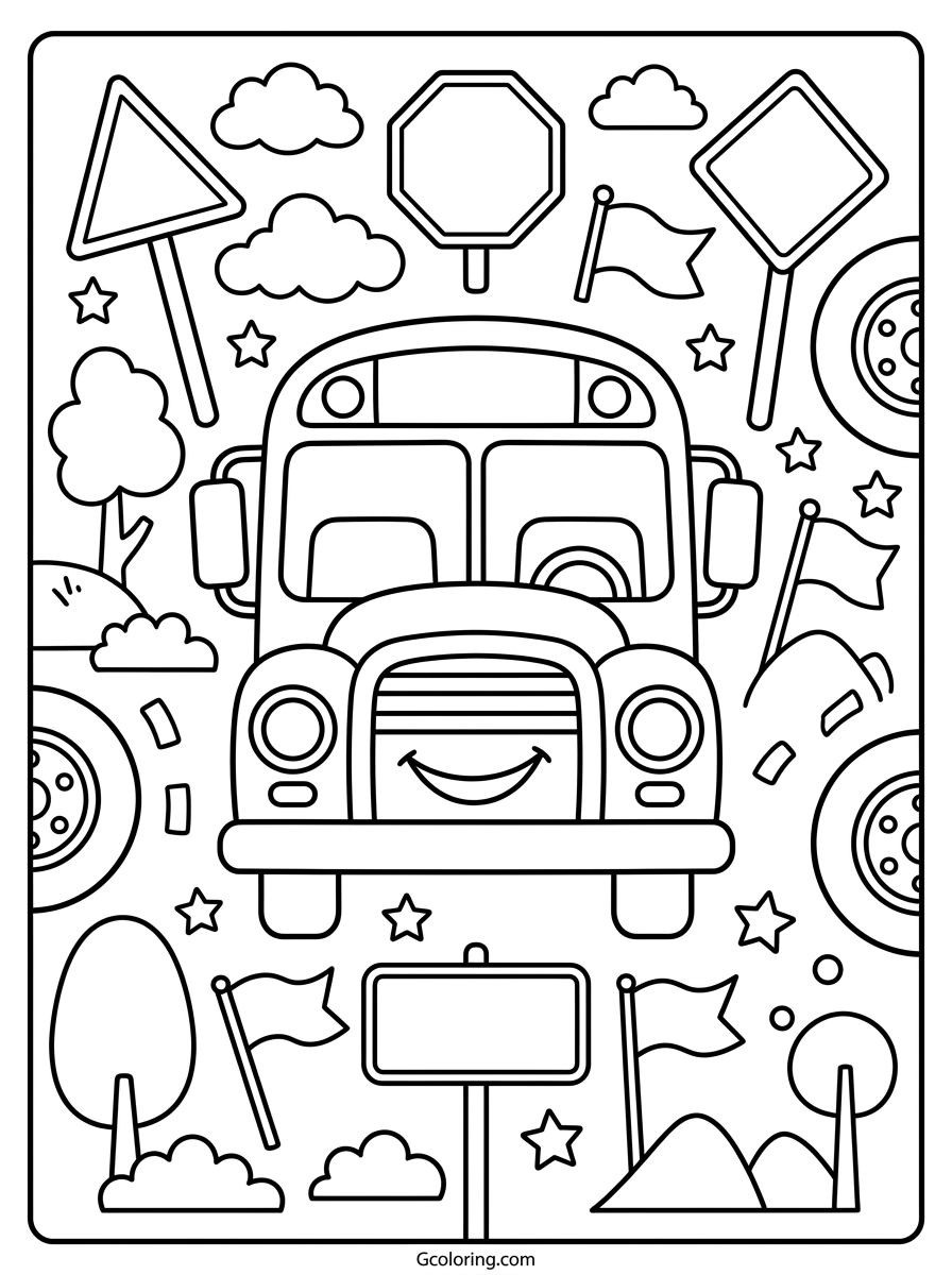 Color Bus Worksheet 15 School Bus Coloring Pages (Free Printable PDFs)