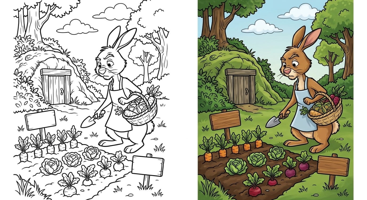 14 Rabbit From Winnie The Pooh Coloring Pages (Free Printable PDFs)